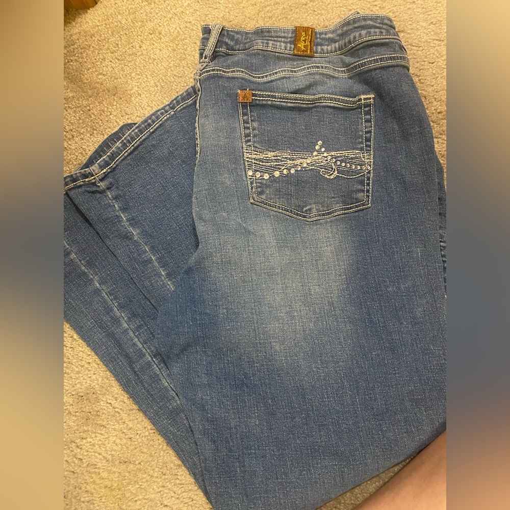 Aura by Wrangler women's jeans- size 20 short